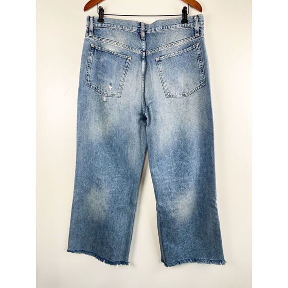New FRAME Le Low Baggy Wide Legin River Women’s Size 31 - Picture 8 of 11